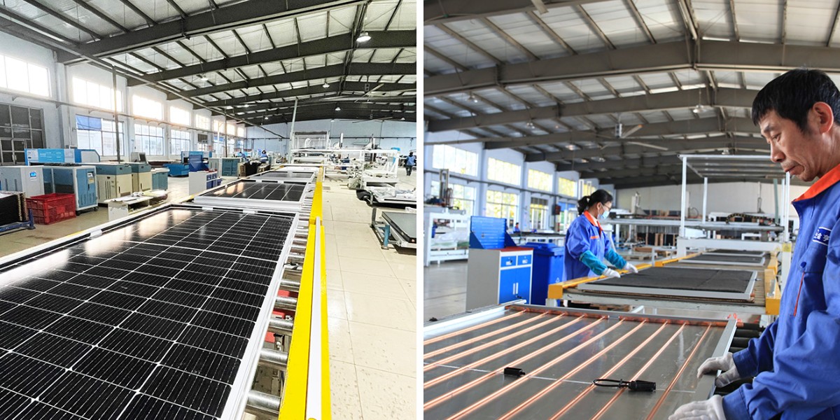 Panneaux solaires hybrides privés